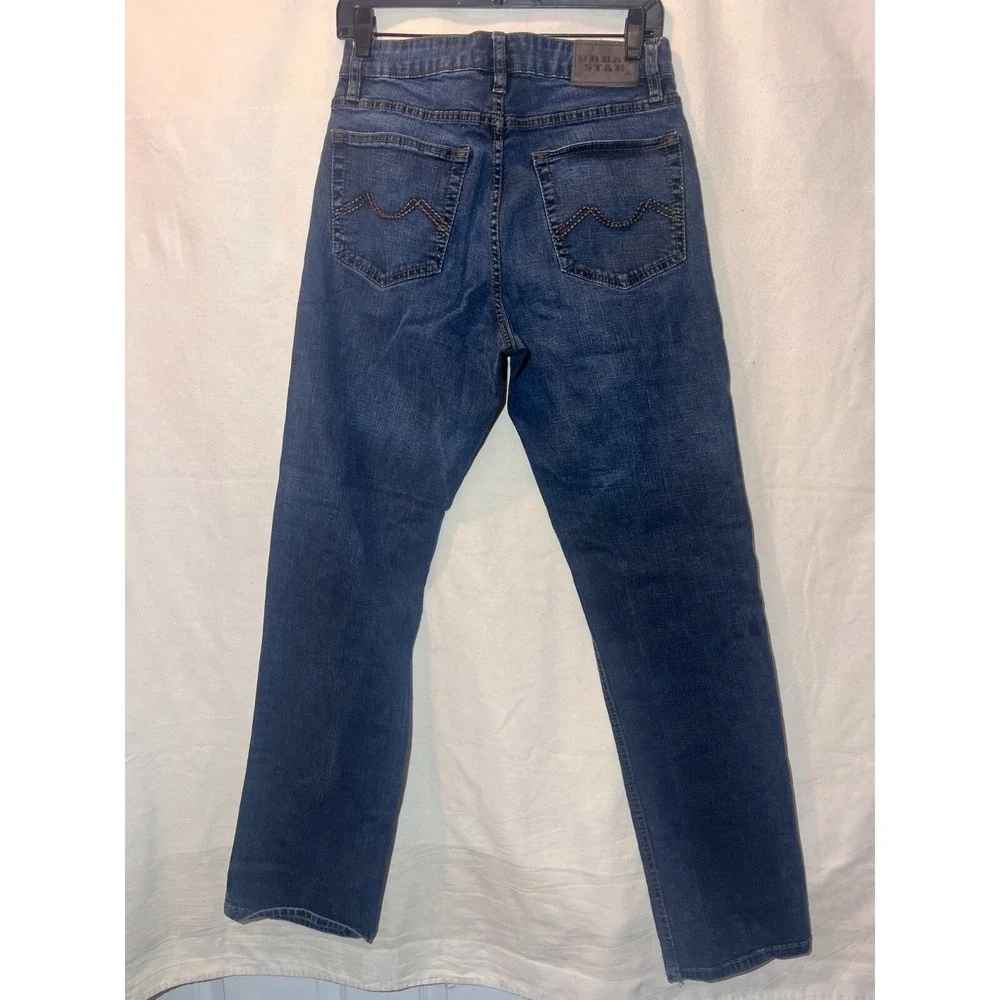 Urban Star Jeans Wear Straight Denim Men's Size 32X34 Blue Medium Wash A99